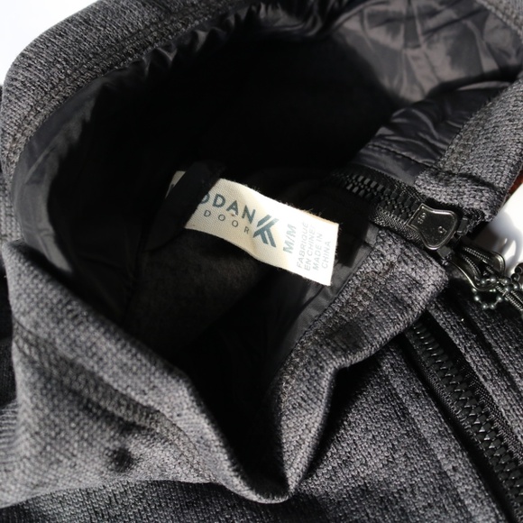 NWT KYODAN Women's Jacket Black Melange Outdoor Sweater Full Zip Size Medium - Picture 4 of 10